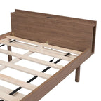 Letto a piattaforma dal design moderno con porta USB integrata