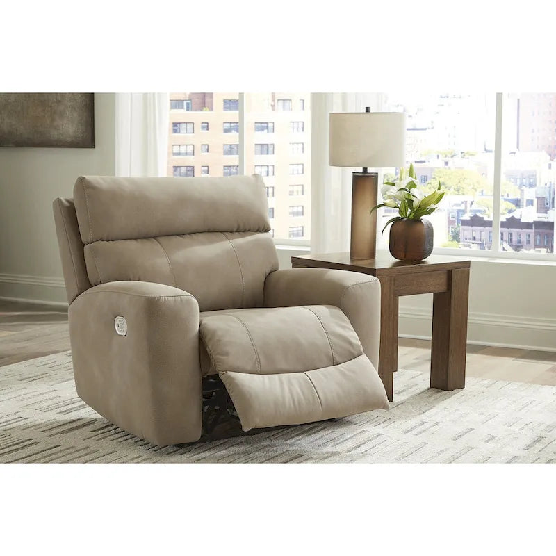 Poltrona reclinabile elettrica beige