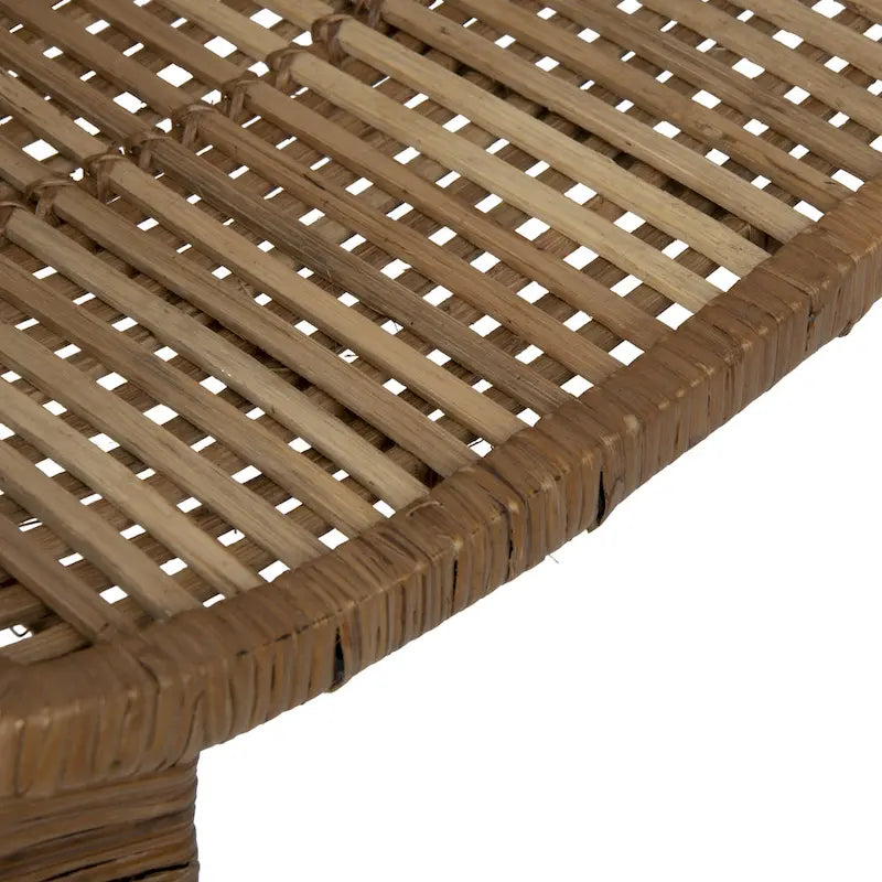 Poltrona in rattan e metallo