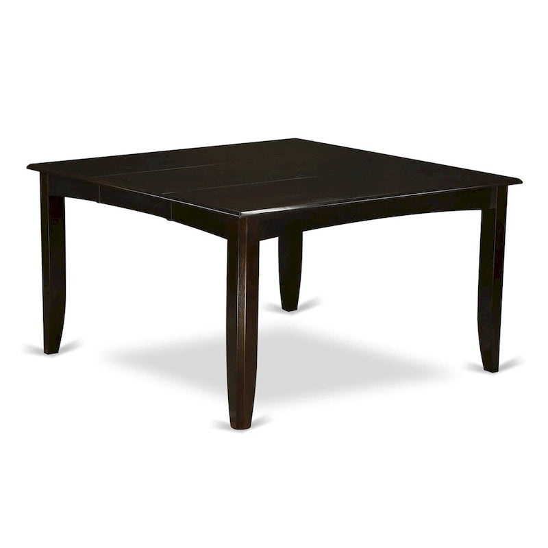 Set da pranzo East West Furniture che include un tavolo quadrato con prolunga a farfalla e sedie da pranzo (opzioni tipo seduta sedia)