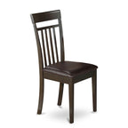 Set da pranzo East West Furniture che include un tavolo quadrato con prolunga a farfalla e sedie da pranzo (opzioni tipo seduta sedia)