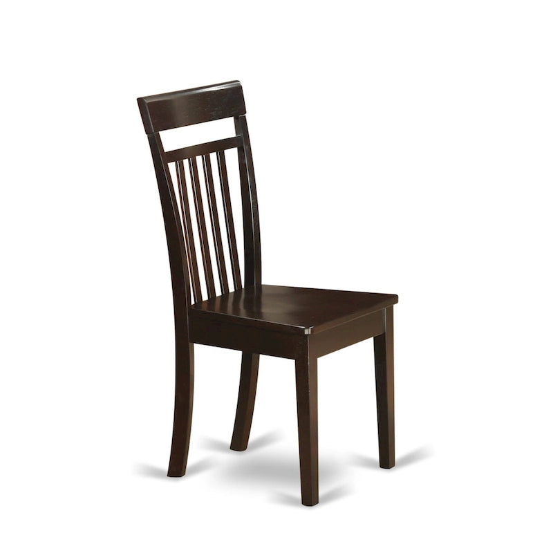 Set da pranzo East West Furniture che include un tavolo quadrato con prolunga a farfalla e sedie da pranzo (opzioni tipo seduta sedia)