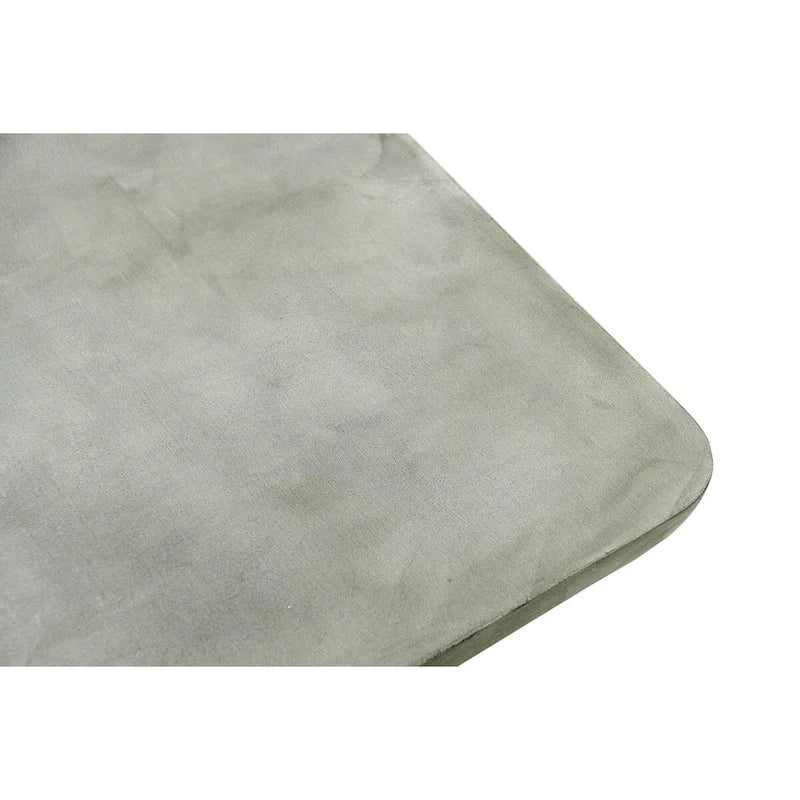 Tavolo da Pranzo 71 Pollici, Rettangolare Grigio Finto Cemento, Base a Colonna