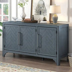 Credenza armadietto in legno con ripiani regolabili