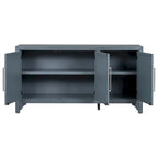 Credenza armadietto in legno con ripiani regolabili