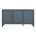 Credenza armadietto in legno con ripiani regolabili