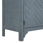 Credenza armadietto in legno con ripiani regolabili