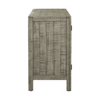 Credenza armadietto in legno con ripiani regolabili